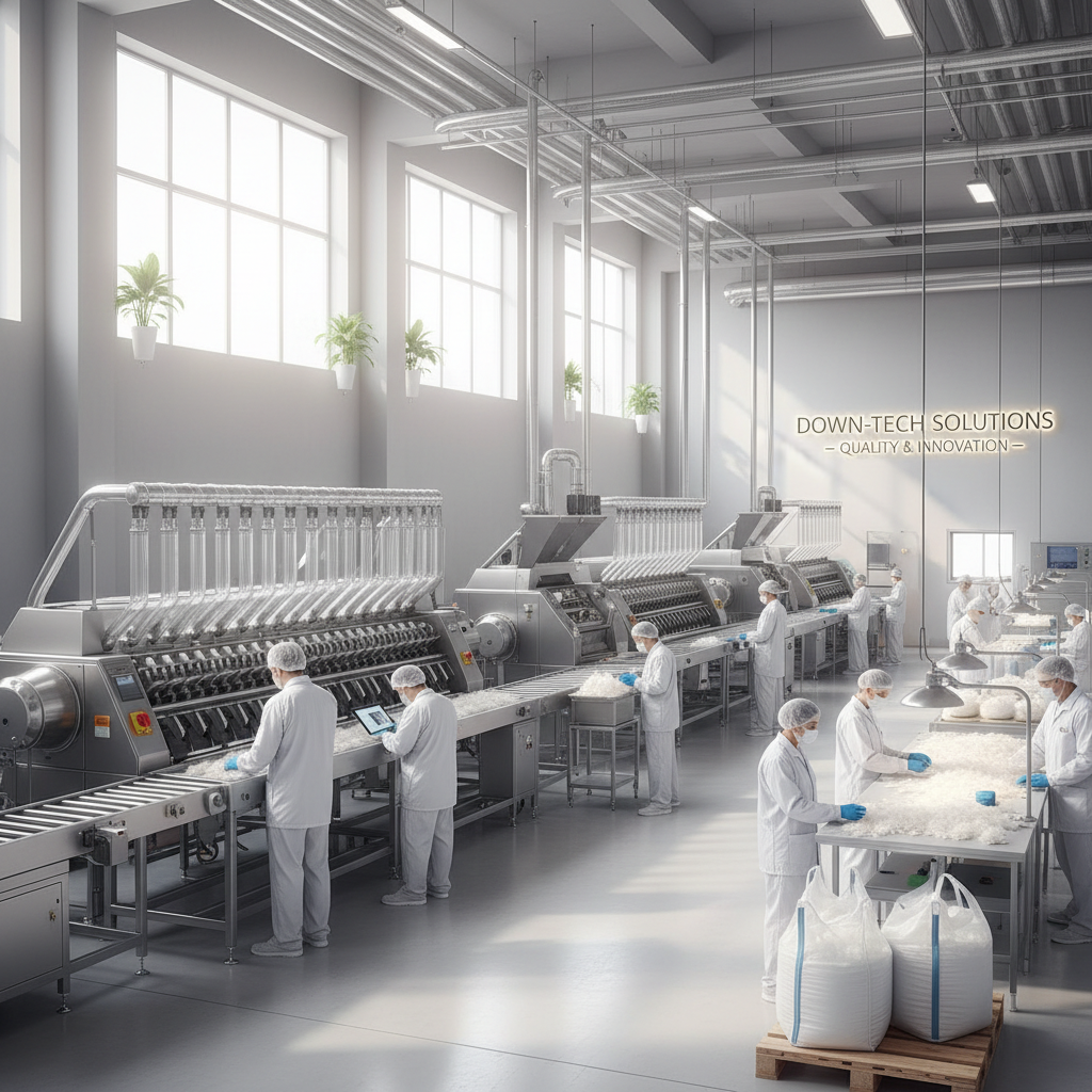 现代化羽绒加工厂